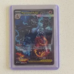 Mega Charizard X EX SIR 125/094 Phantasmal Flames English Pokemon TCG Pack Fresh - Image 1