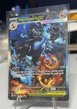 Mega Charizard X EX SIR 125/094 Phantasmal Flames English Pokemon TCG Pack Fresh - Image 3