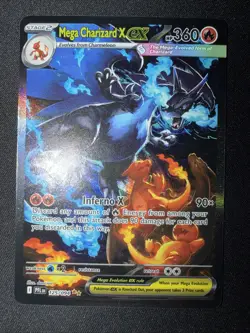 Mega Charizard X EX SIR 125/094 Phantasmal Flames English Pokemon TCG Pack Fresh - Image 4