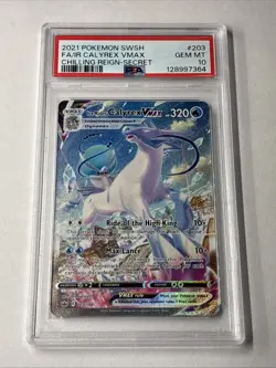 PSA 10 - Ice Rider Calyrex VMAX 203/198 Alt Art - Chilling Reign - Pokemon - Image 3