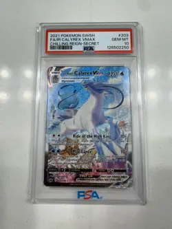 PSA 10 - Ice Rider Calyrex VMAX 203/198 Alt Art - Chilling Reign - Pokemon - Image 1