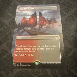 Sundown Pass | MTG Innistrad: Crimson Vow (Borderless) #285 - Image 1
