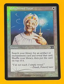MTG ENLIGHTENED TUTOR (Foil) Arena Promo (OldManMTG 013-092) - Image 1