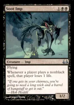 MTG Soot Imp LP Light Play Divine vs Demonic [1654] - Image 1