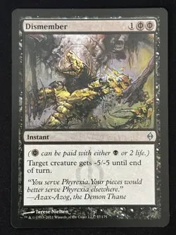 1x MTG Dismember - New Phyrexia (NPH) #57 - Magic the Gathering - Image 1