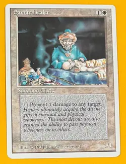 MTG SAMITE HEALER Summer Magic (Edgar) (OldManMTG 013-385) - Image 1