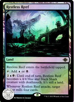 MTG Restless Reef (Prerelease) (282) | NM Foil | Lost Caverns of Ixalan {LCI} - Image 1