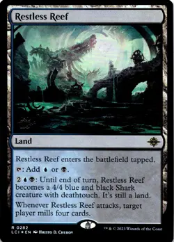MTG Restless Reef (Prerelease) (282) | NM Foil | Lost Caverns of Ixalan {LCI} - Image 2