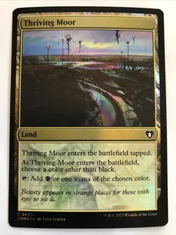 MTG Commander Masters Thriving Moor Foil 0433 NM - Image 1