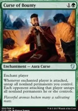 Curse of Bounty NM, English MTG Commander 2017 - Image 1