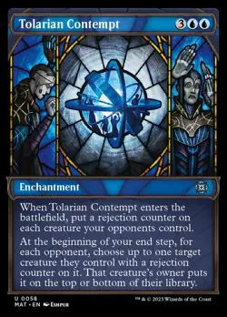 Tolarian Contempt - Showcase NM, English MTG March of the Machine: The Aftermath - Image 1