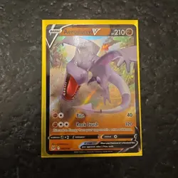 Aerodactyl V - Holo - 092/196 - Rock Crush - Mint Condition - Pokemon Card - Image 1