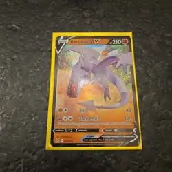 Aerodactyl V - Holo - 092/196 - Rock Crush - Mint Condition - Pokemon Card - Image 2