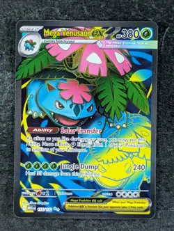2025 Pokemon MEGA VENUSAUR EX #155/132 Mega Evolutions Ultra Rare English - Image 1