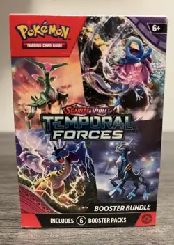 Pokemon TCG Scarlet & Violet Temporal Forces Booster Bundle (6 Packs) SEALED - Image 1
