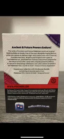 Pokemon TCG Scarlet & Violet Temporal Forces Booster Bundle (6 Packs) SEALED - Image 5