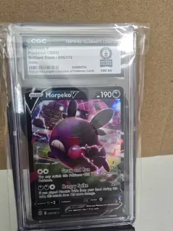 Pokemon CGC World Record Breaks - Morpeko V 095/172 Brilliant Stars Holo - Image 1