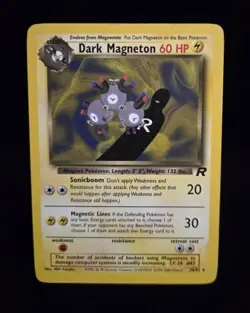 Pokemon TCG - DARK MAGNETON - 28/82 - RARE - UNLIMITED - TEAM ROCKET (2000) - MP - Image 1