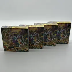 Lot (4) Pokemon TCG: Wild Force Scarlet & Violet Booster Box Japanese New Sealed - Image 1