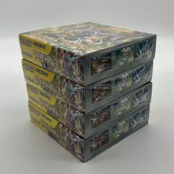 Lot (4) Pokemon TCG: Wild Force Scarlet & Violet Booster Box Japanese New Sealed - Image 3