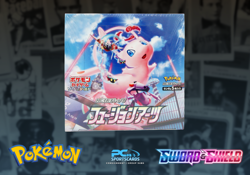 Pokemon Japanese Sword & Shield Fusion Arts s8 Booster Box Factory Sealed RLP13 - Image 1