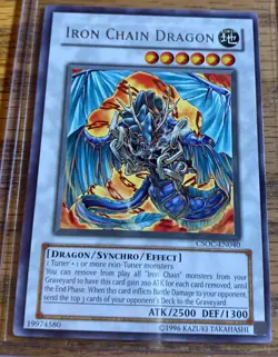 Iron Chain Dragon - CSOC-EN040 - Rare - Unlimited -LP - Image 1