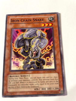 Iron Chain Snake - CSOC-EN018 - Common - Unl Edition - NM - YuGiOh! - Image 1