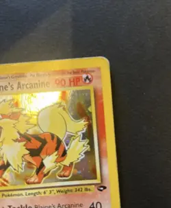 Pokemon Blaine's Arcanine 1/132 Gym Challenge Rare Holo Unlimited Wizards ENG - Image 5
