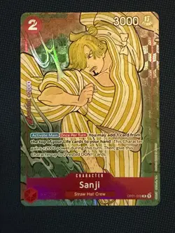 Sanji - One Piece TCG OP01-013 1st Anniversary Set - Image 1