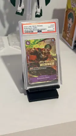 Zoro OP06 2024 One Piece Roronoa Zoro #045 OP06 Pre-Release Winner PSA 10 - Image 5