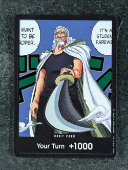 2025 One Piece Don!! SILVERS RAYLEIGH (OP12) Legacy Of The Master Alt Art ENG - Image 1
