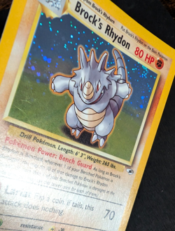 Pokemon TCG: Brock's Rhydon 2/132 Gym Heroes WoTC Holo Rare - Image 4