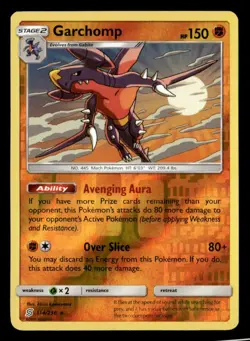 Garchomp Holo Rare Reverse Holo SM - Unified Minds 114/236 NM Pokemon TCG - Image 1