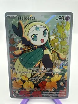 Meloetta 026 Illustration Rare Holo Mega Evolution Promo Pokemon TCG NM - Image 1