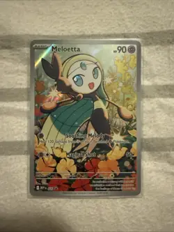 Meloetta 026 Illustration Rare Holo Mega Evolution Promo Pokemon TCG NM - Image 1