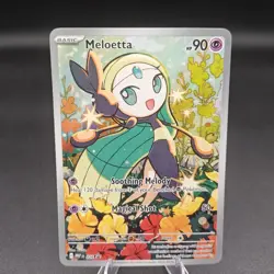 Meloetta 026 Illustration Rare Holo Mega Evolution Promo Pokemon TCG NM - Image 1