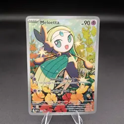 Meloetta 026 Illustration Rare Holo Mega Evolution Promo Pokemon TCG NM - Image 1