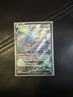 Pokemon TCG Zacian v Astral Radiance Trainer Gallery Holo Card TG21/TG30 - Image 1