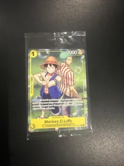 One Piece CCG Monkey.D.Luffy OP10-111 Rare Promo Card Factory Sealed Mint - Image 1