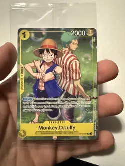 One Piece CCG Monkey.D.Luffy OP10-111 Rare Promo Card Factory Sealed Mint - Image 1
