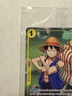 One Piece CCG Monkey.D.Luffy OP10-111 Rare Promo Card Factory Sealed Mint - Image 3