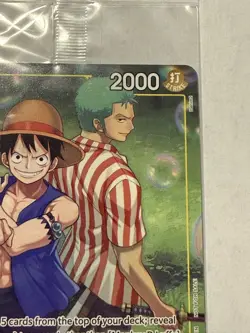 One Piece CCG Monkey.D.Luffy OP10-111 Rare Promo Card Factory Sealed Mint - Image 5