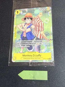 One Piece CCG Monkey.D.Luffy OP10-111 Rare Promo Card Factory Sealed Mint Sealed - Image 1