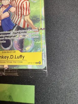 One Piece CCG Monkey.D.Luffy OP10-111 Rare Promo Card Factory Sealed Mint Sealed - Image 4