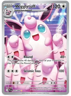 Wigglytuff 105/094 - Illustration Rare - Pokemon TCG: Phantasmal Flames - Mint - Image 1