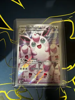 POKEMON TCG WIGGLYTUFF 105/094 ILLUSTRATION RARE PHANTASMAL FLAMES NEAR MINT - Image 1