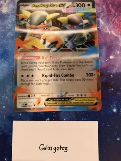 JUMBO Mega Kangaskhan ex Oversized Lenticular MEP025 Promo Card Pokemon NM - Image 1