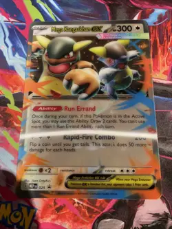 Pokemon TCG Mega Kangaskhan ex JUMBO MEP025 025 Lenticular Promo Card NM/M - Image 1