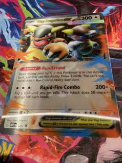 Pokemon TCG Mega Kangaskhan ex JUMBO MEP025 025 Lenticular Promo Card NM/M - Image 2