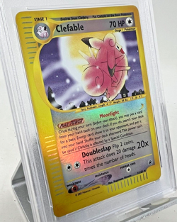 Gem Mint! CLEFABLE Rev Foil Holo 2002 Pokemon Expedition # 7 WOTC eReader PSA 10 - Image 3